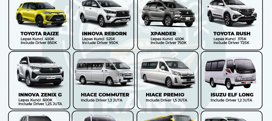 harga sewa mobil lombok 2026